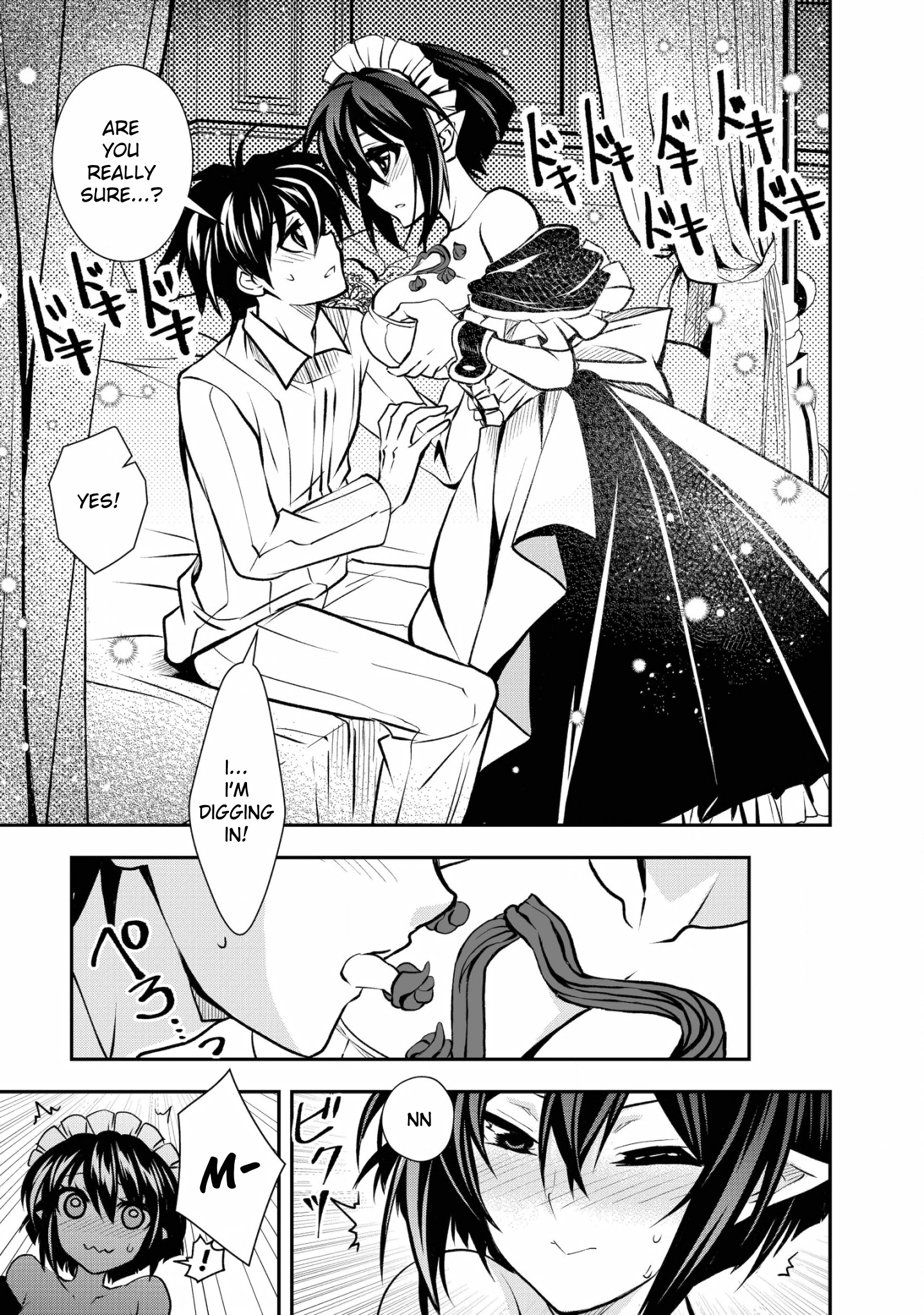 Level 1 No Saikyou Kenja ~Noroi De Sai Kakyuu Mahou Shika Tsukaenaikedo, Kami No Kanchigai De Mugen No Maryoku O Te Ni Ire Saikyou Ni~ - Chapter 16: My Maid Was Very Bold