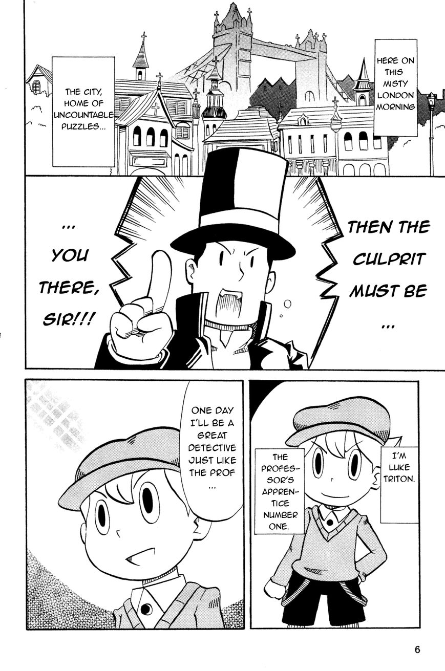 Layton Kyouju To Yukai Na Jiken - Chapter 1 : Professor Layton And The Disastrous Bomb