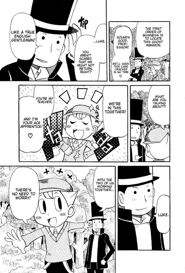 Layton Kyouju To Yukai Na Jiken - Chapter 4