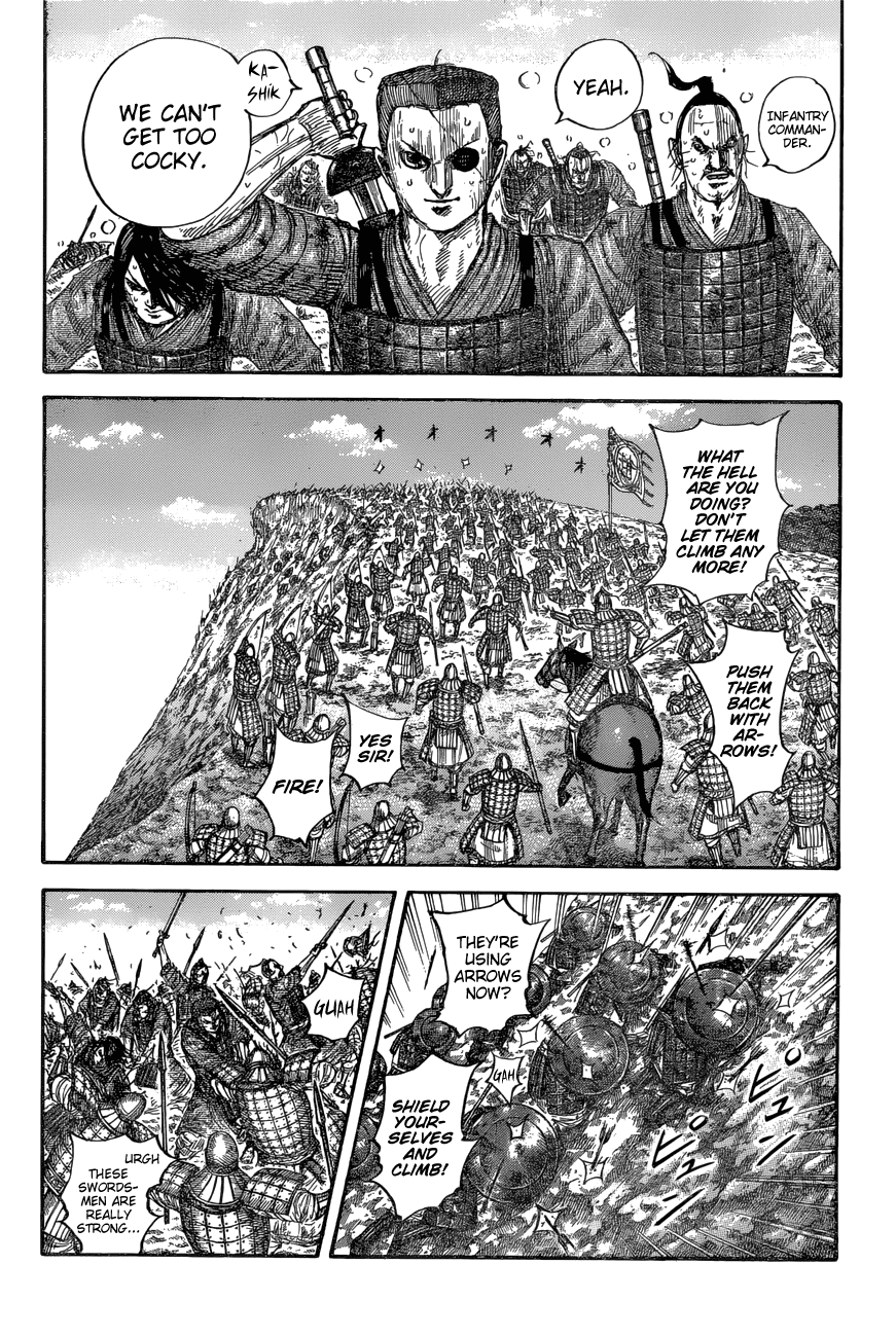 Kingdom - Chapter 682: The Struggle On The Cliffs