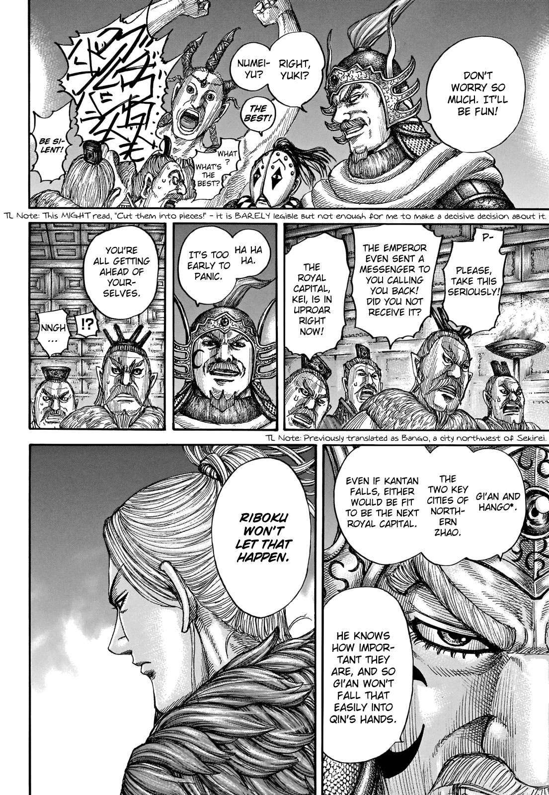 Kingdom - Chapter 713: The Night Before The Decisive Battle