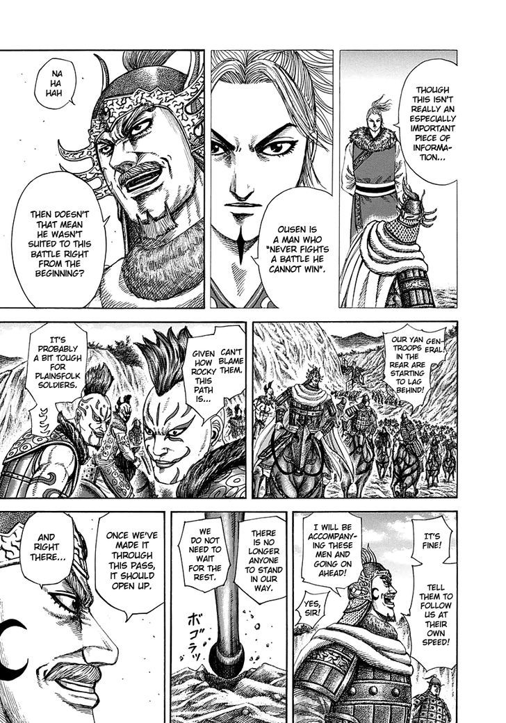 Kingdom - Chapter 305 : Ousen S Movements