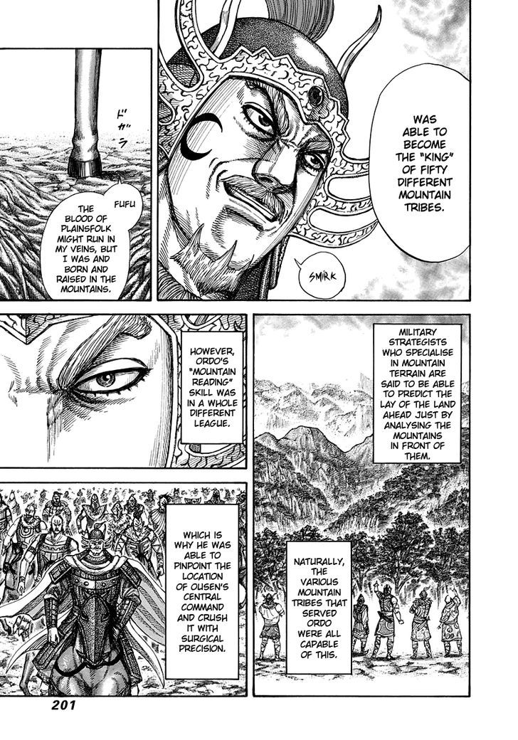 Kingdom - Chapter 305 : Ousen S Movements