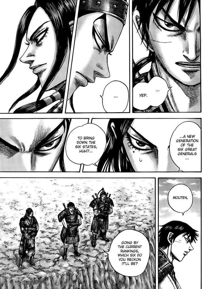 Kingdom - Chapter 439 : Whereabouts Of The Six Generals