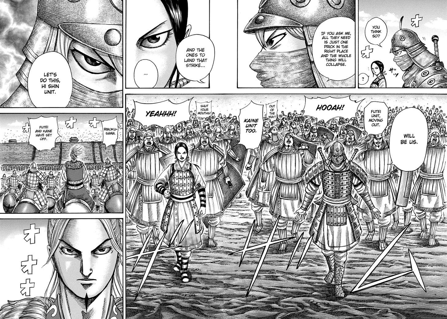 Kingdom - Chapter 336 : Futei, Takes Action Lively