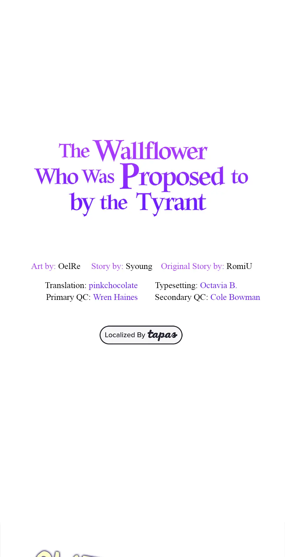 The Wallflower Who Was Proposed To By The Tyrant - Chapter 35