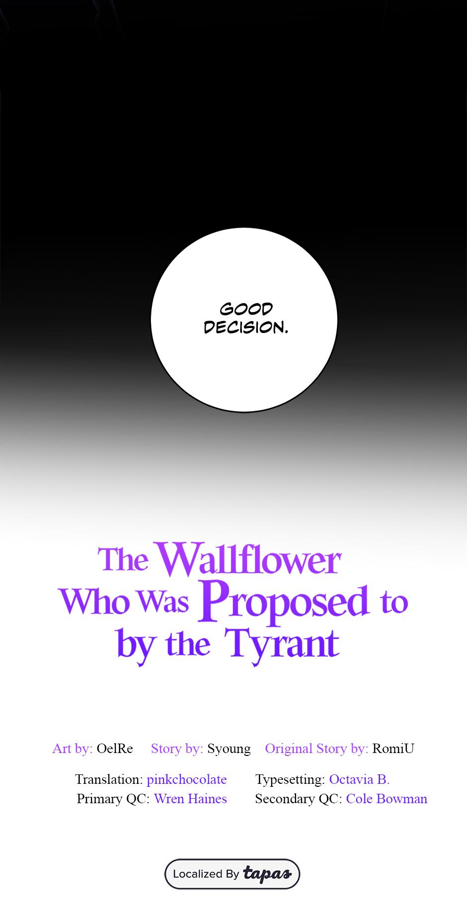 The Wallflower Who Was Proposed To By The Tyrant - Chapter 7