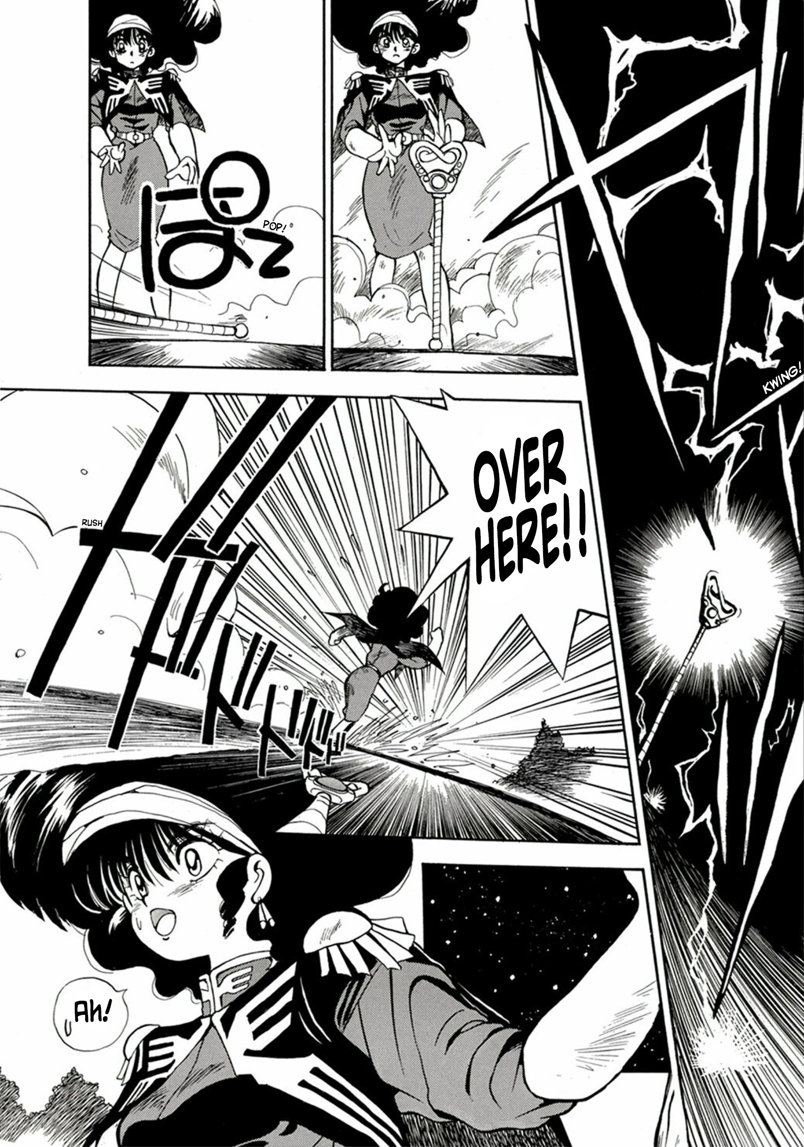 Magical Ensign Blaster Mari - Vol.1 Chapter 2: Don't Lose, Ban! You're A Little Zeon Fighter!!