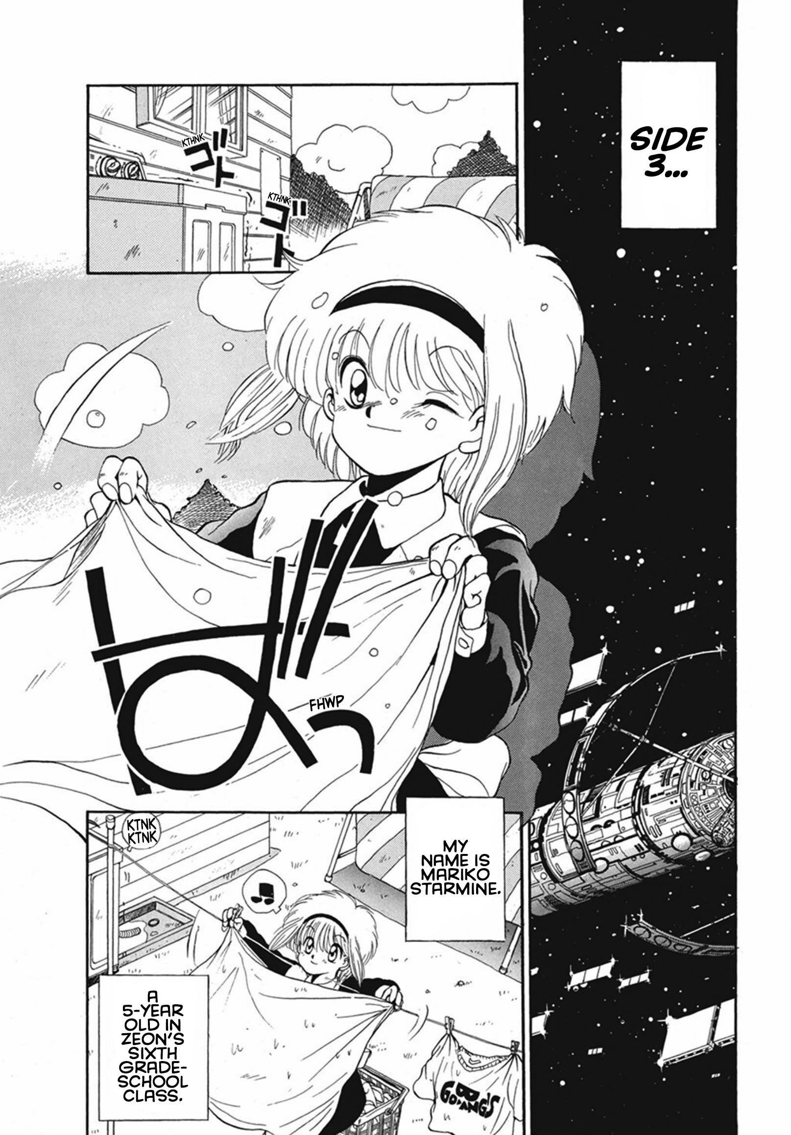 Magical Ensign Blaster Mari - Vol.1 Chapter 1: Magical Power!? I'm A Zeon Soldier!?