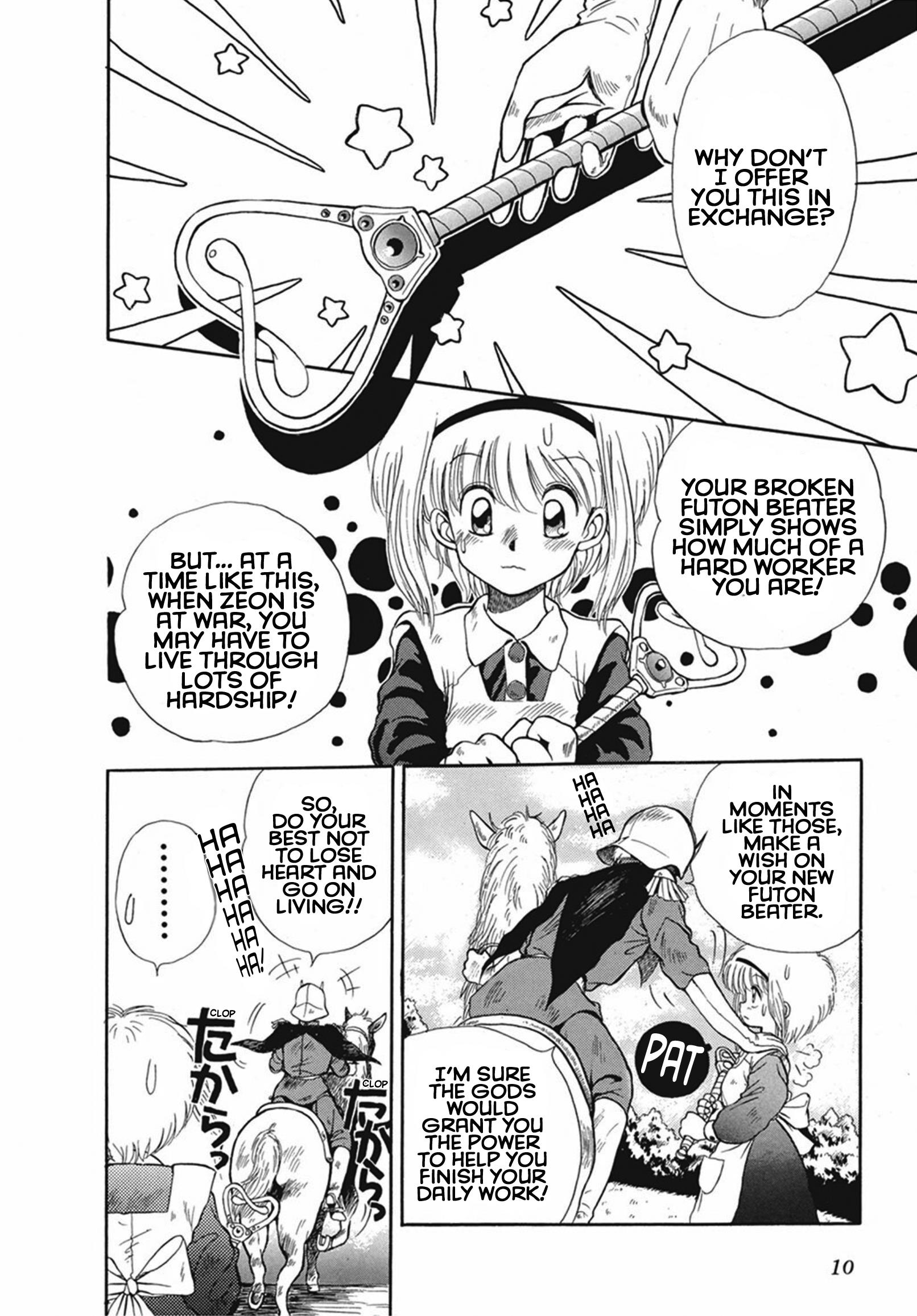 Magical Ensign Blaster Mari - Vol.1 Chapter 1: Magical Power!? I'm A Zeon Soldier!?