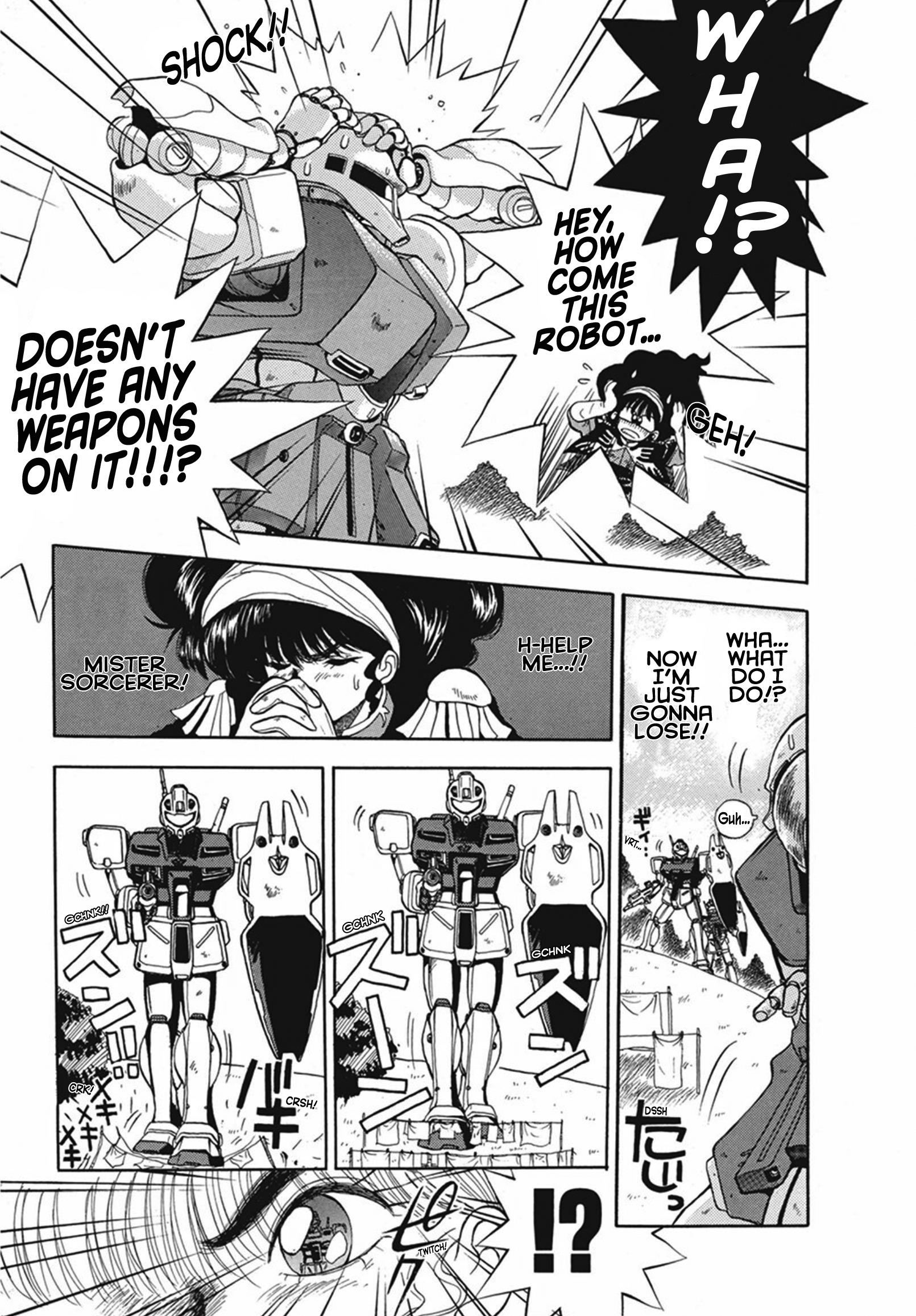 Magical Ensign Blaster Mari - Vol.1 Chapter 1: Magical Power!? I'm A Zeon Soldier!?