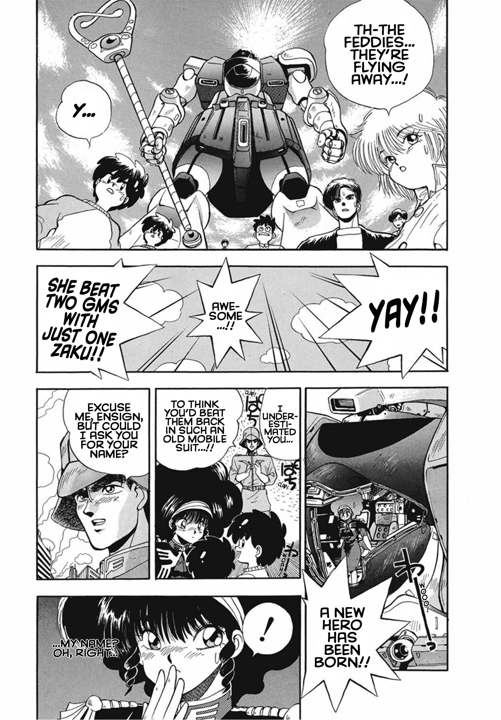 Magical Ensign Blaster Mari - Vol.1 Chapter 1: Magical Power!? I'm A Zeon Soldier!?