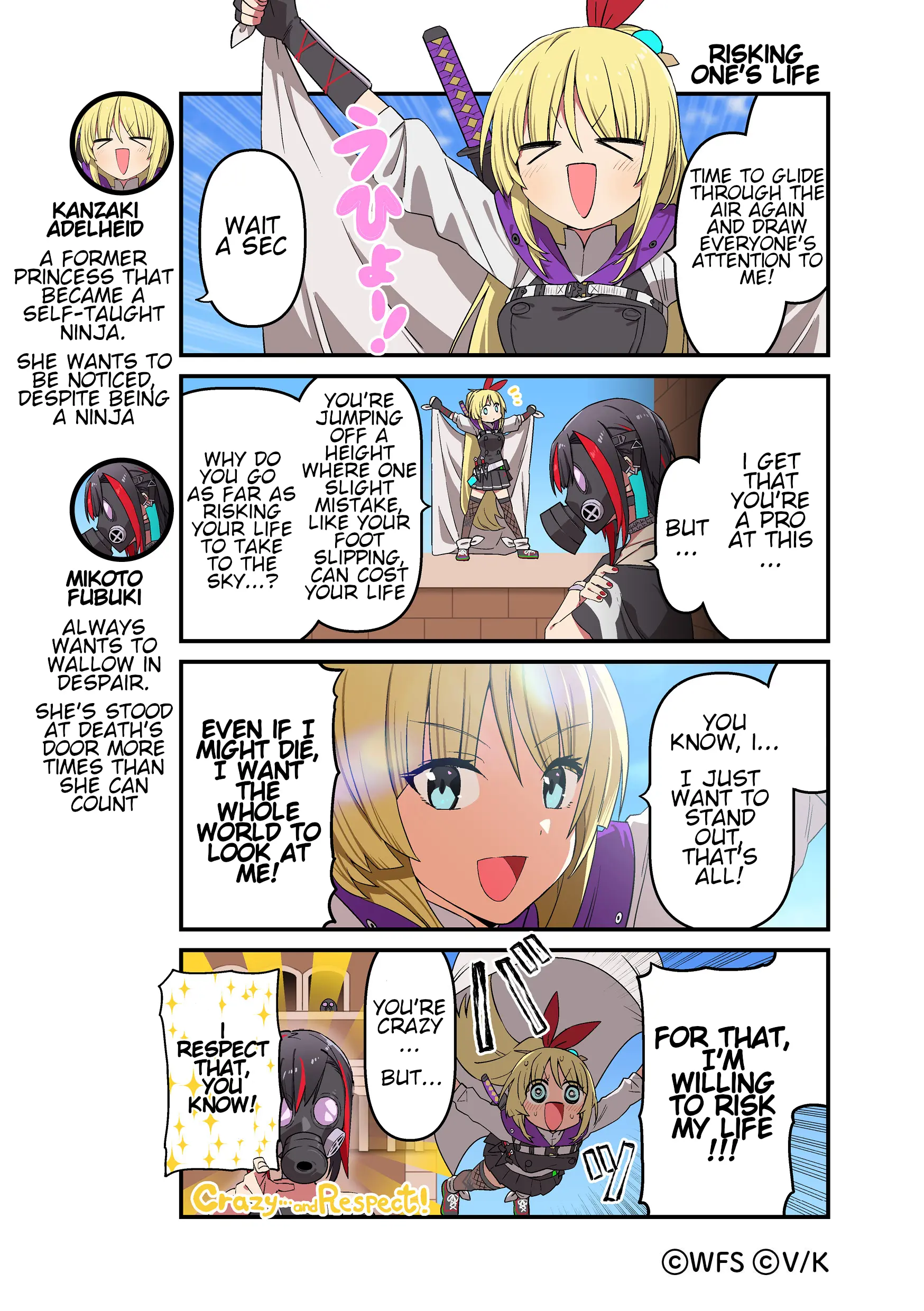 Heaven Burns Red Official 4-Koma - Chapter 104: Risking One's Life