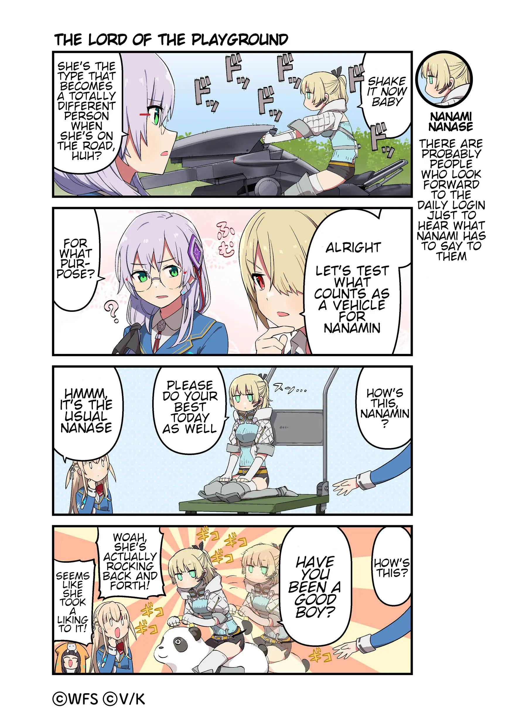 Heaven Burns Red Official 4-Koma - Chapter 141: The Lord Of The Playground