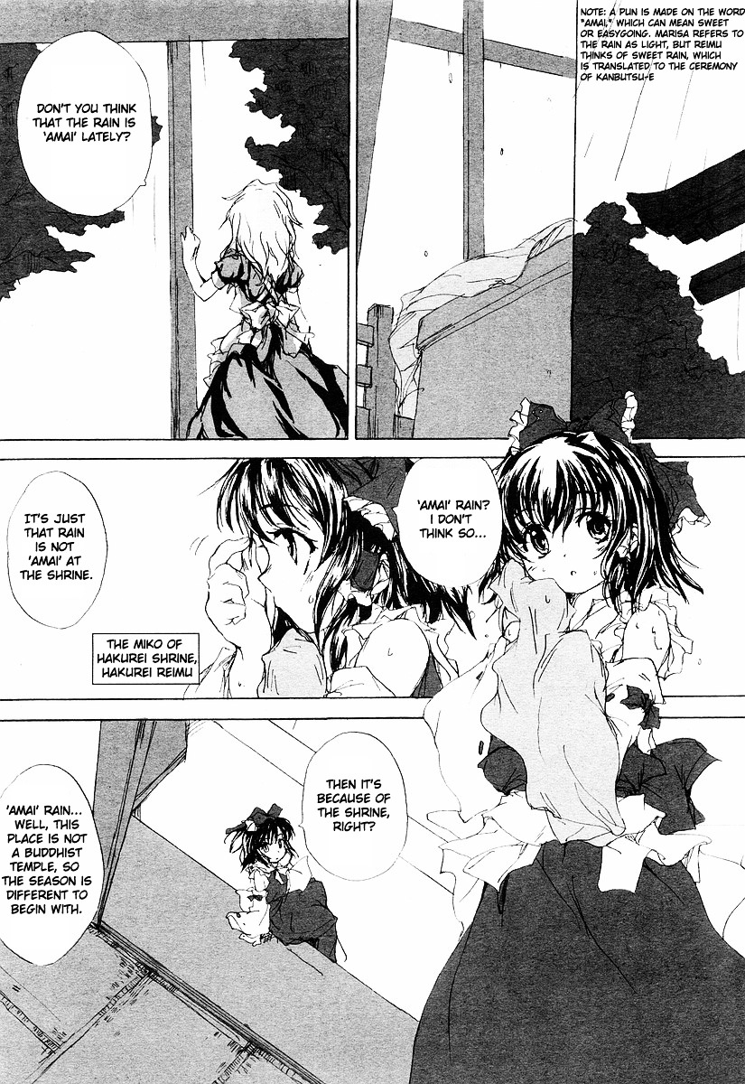 Touhou Sangetsusei ~ Eastern And Little Nature Deity - Vol.1 Chapter 1