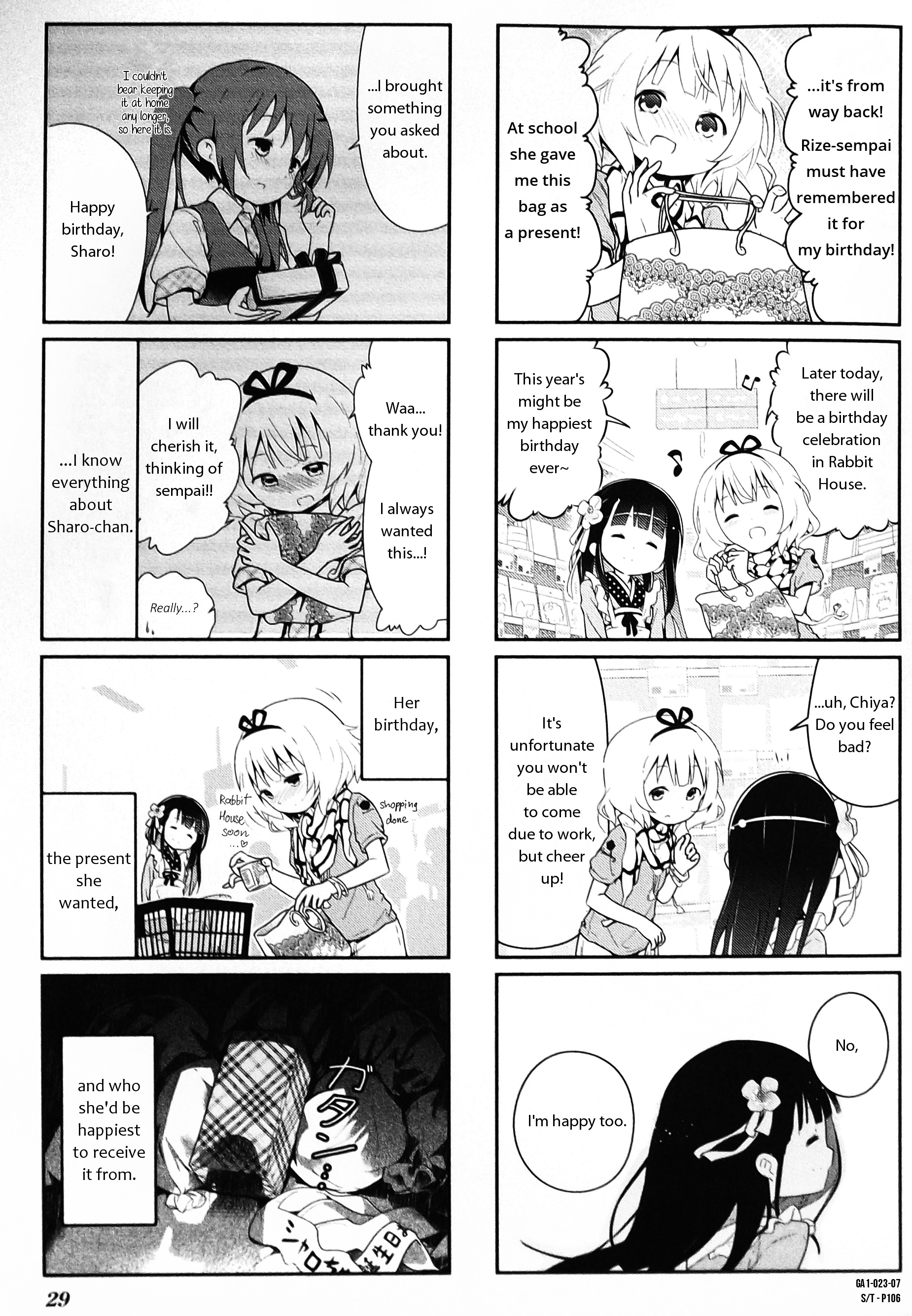 Gochuumon Wa Usagi Desu Ka? Anthology Comic - Vol.1 Chapter 4 : A New Thing [By: Cloba.u]