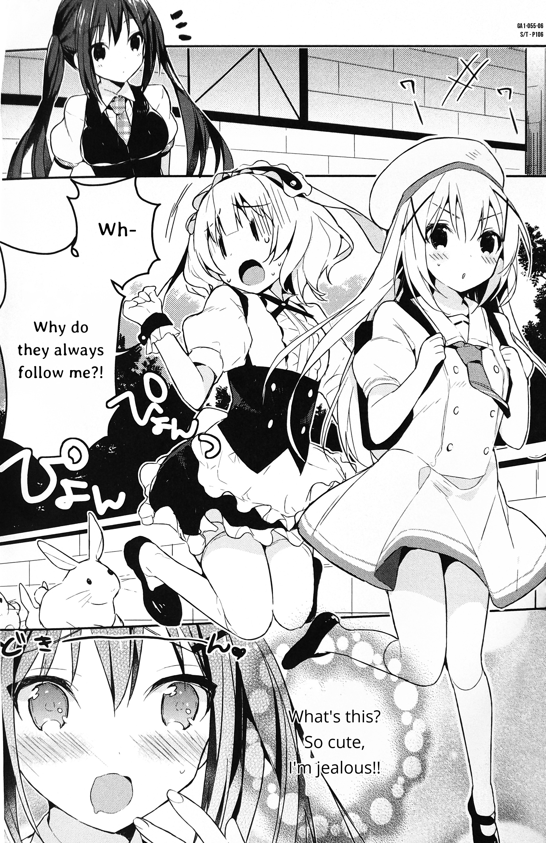 Gochuumon Wa Usagi Desu Ka? Anthology Comic - Vol.1 Chapter 8 : Sharo's Pyon-Pyon Tactic? [By: Tsuneyoshi]