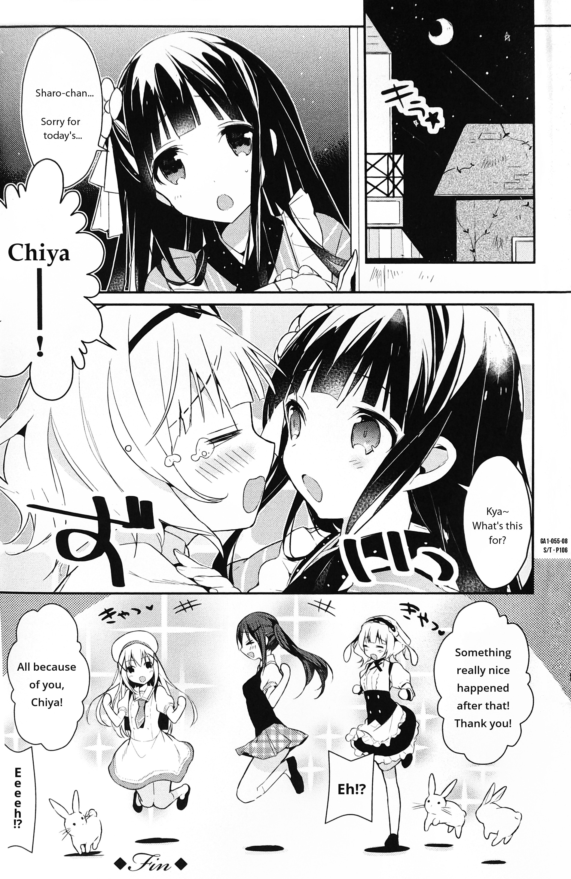 Gochuumon Wa Usagi Desu Ka? Anthology Comic - Vol.1 Chapter 8 : Sharo's Pyon-Pyon Tactic? [By: Tsuneyoshi]