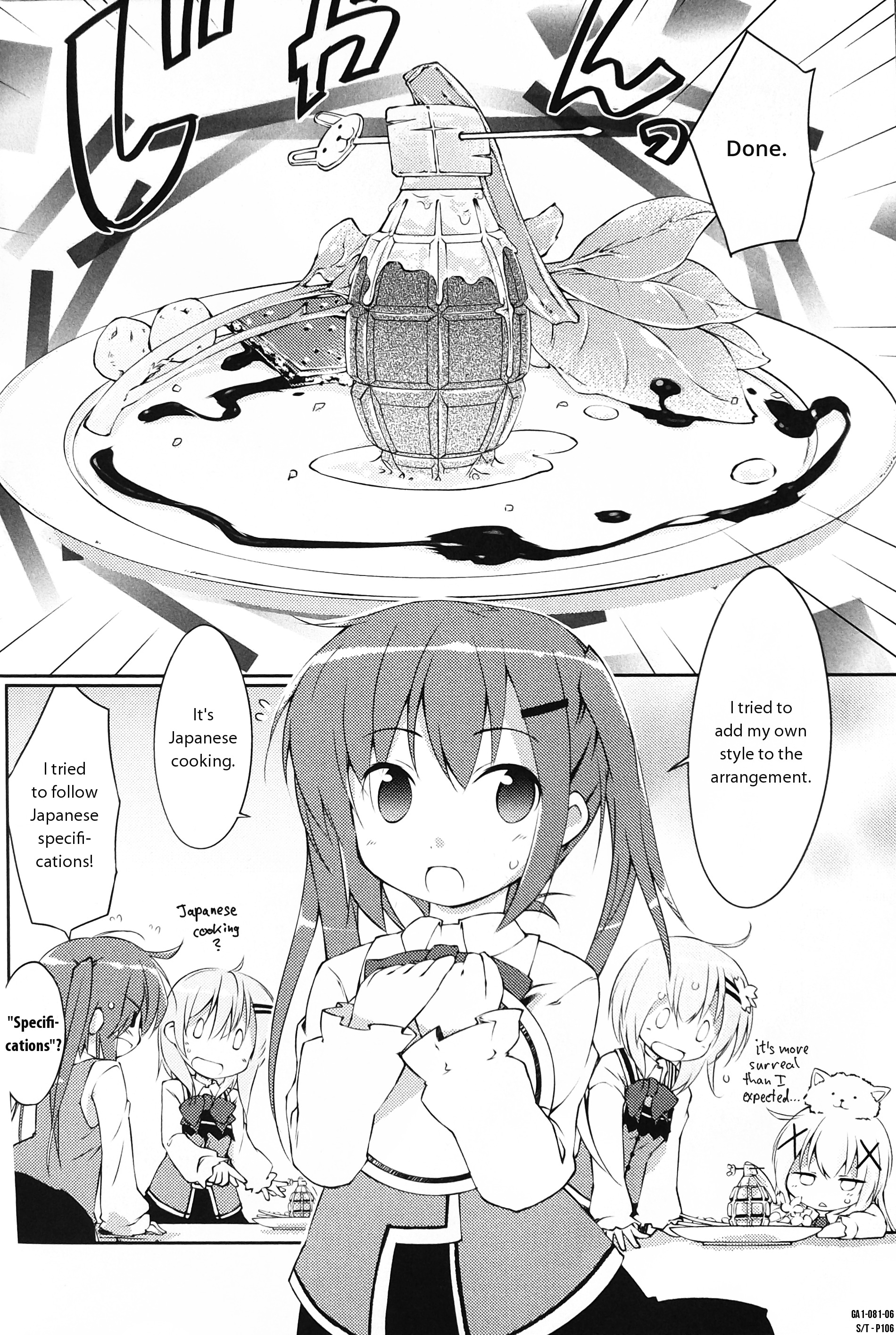 Gochuumon Wa Usagi Desu Ka? Anthology Comic - Vol.1 Chapter 11 : Full Metal Sweets? [By: Nanaroku]