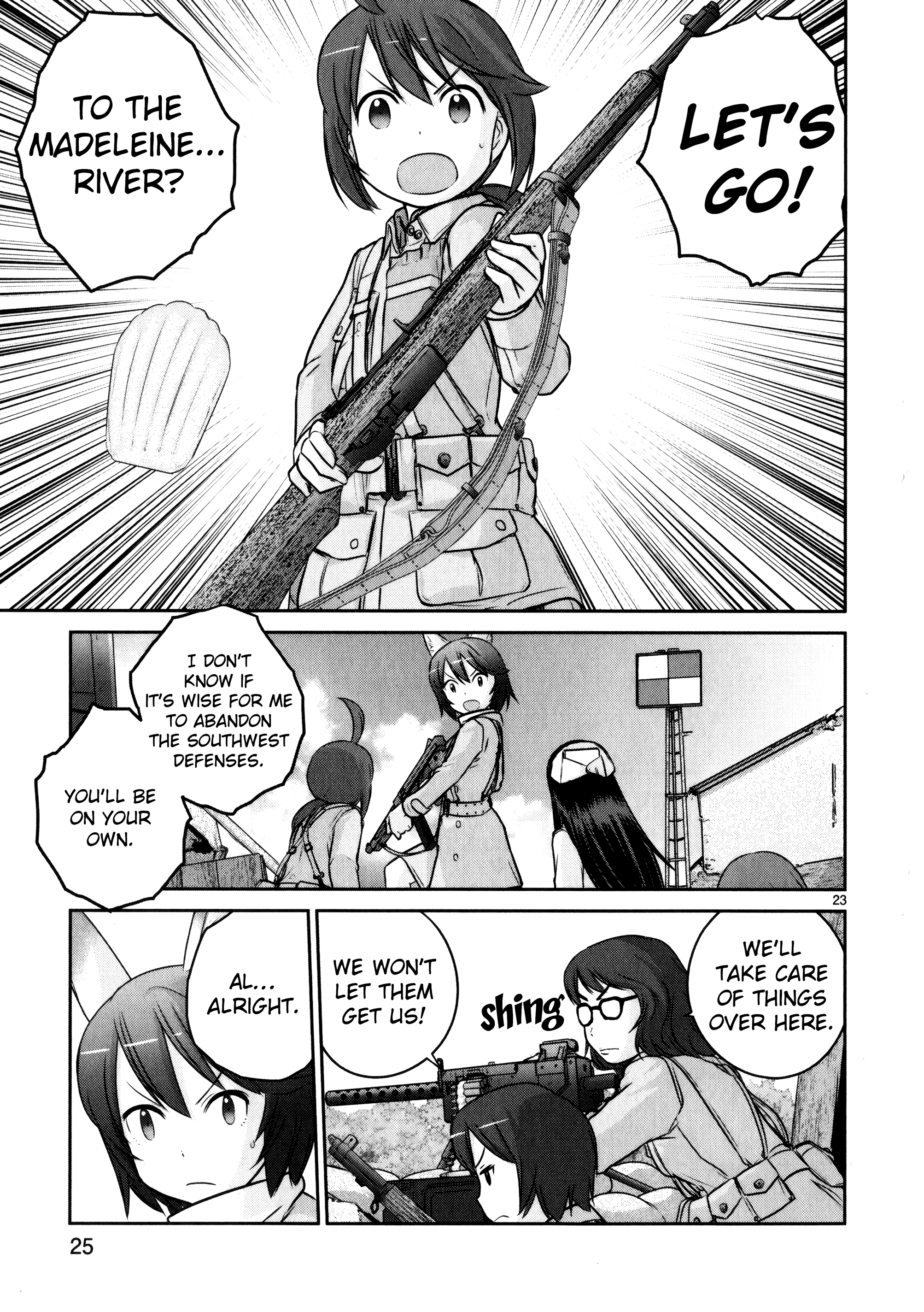 Houkago Assault Girls - Vol.3 Chapter 9: The Hard Way Home! Defending Ourselves Against The Enemy!