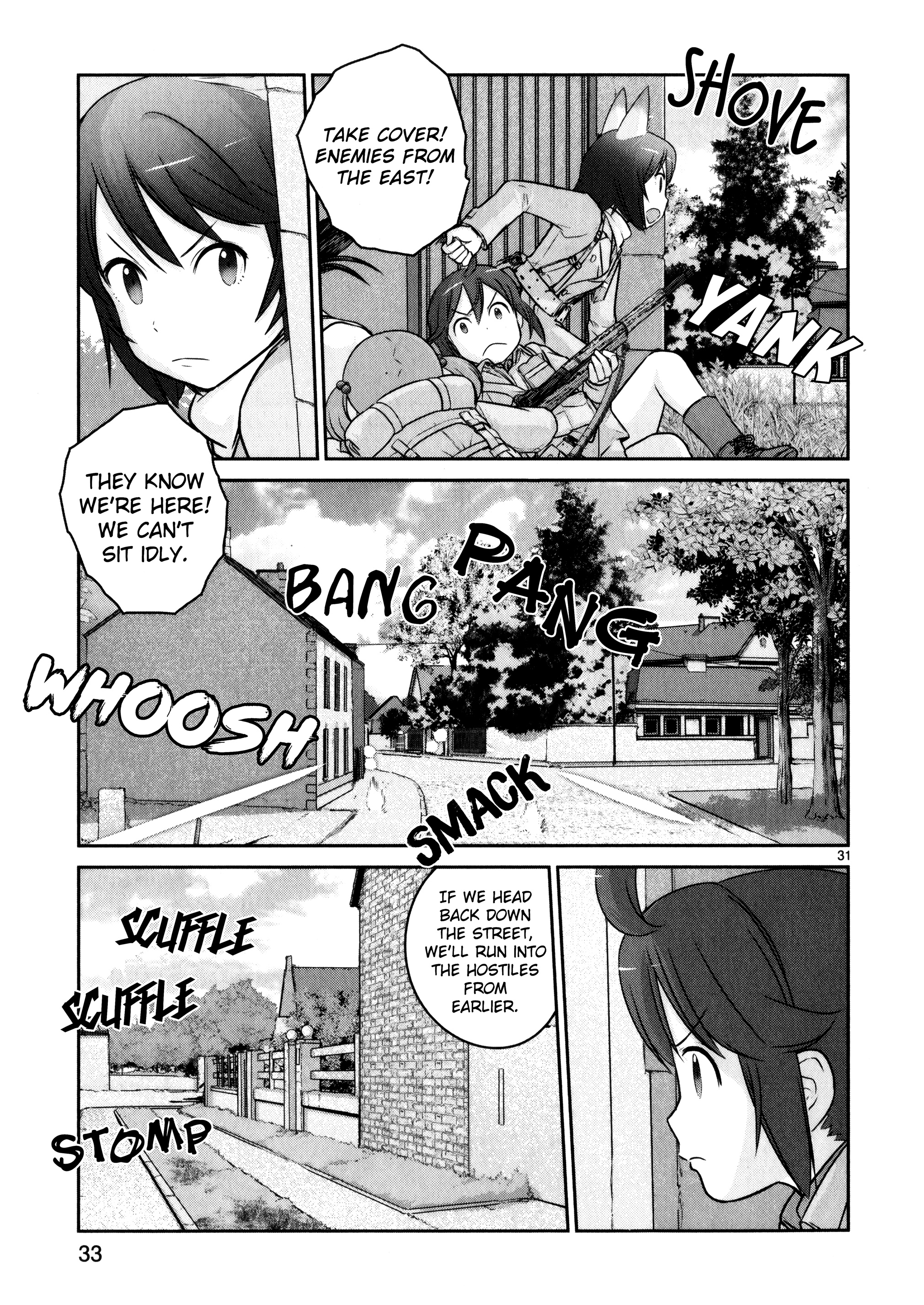 Houkago Assault Girls - Vol.3 Chapter 9: The Hard Way Home! Defending Ourselves Against The Enemy!