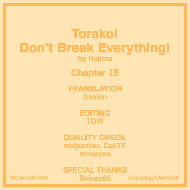 Torako, Anmari Kowashicha Damedayo - Vol.2 Chapter 15: The Pipe, The Fence, And The Prefab