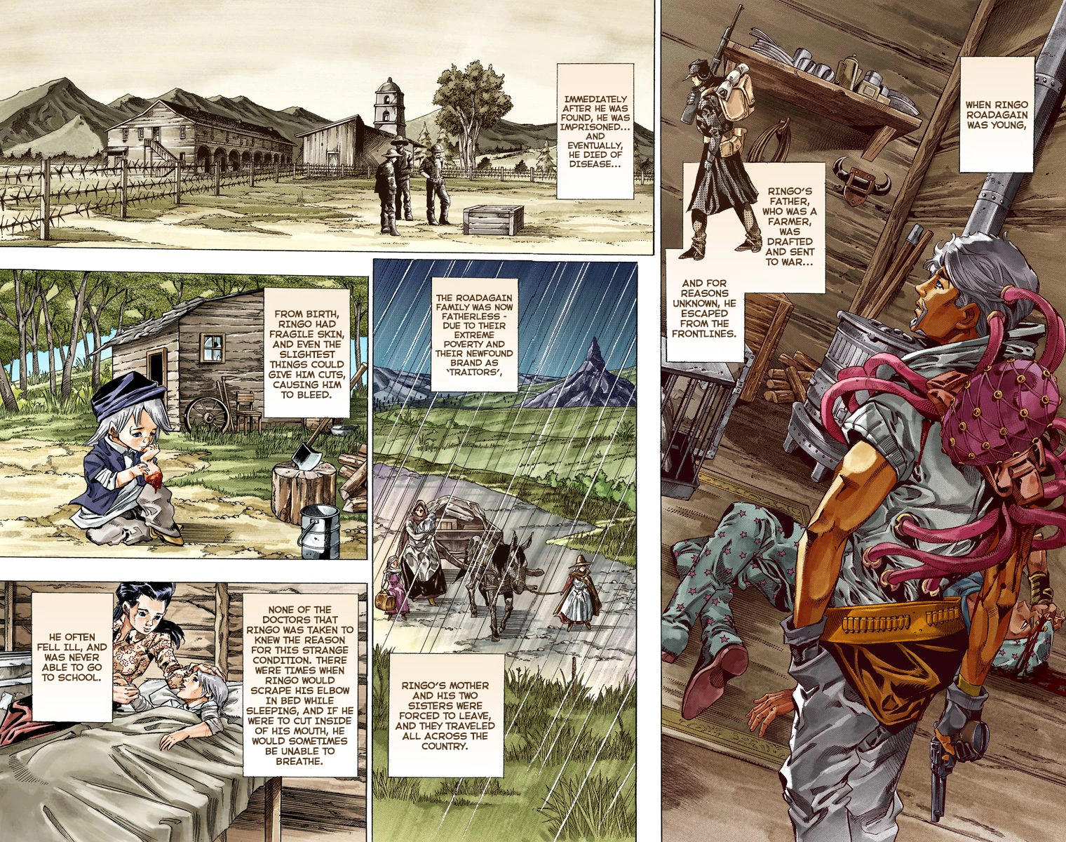 Jojo's Bizarre Adventure Part 7 - Steel Ball Run - Vol.8 Chapter 35: The True Man's World Part 3