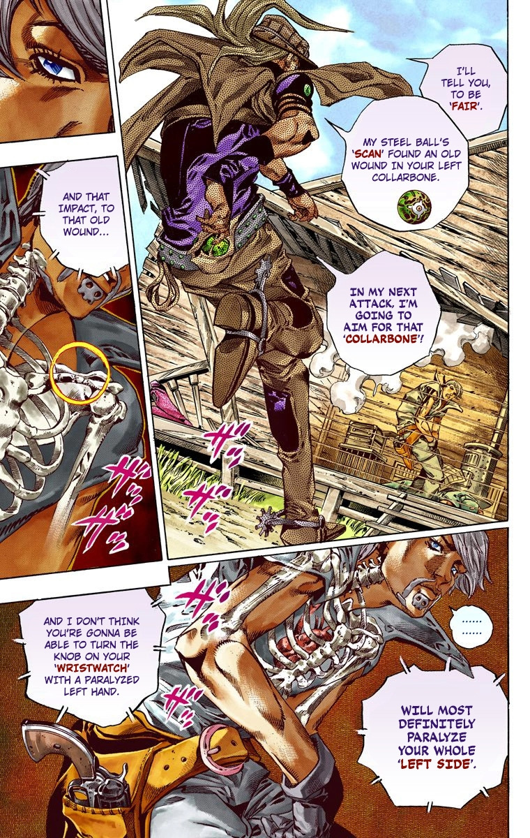 Jojo's Bizarre Adventure Part 7 - Steel Ball Run - Vol.8 Chapter 35: The True Man's World Part 3