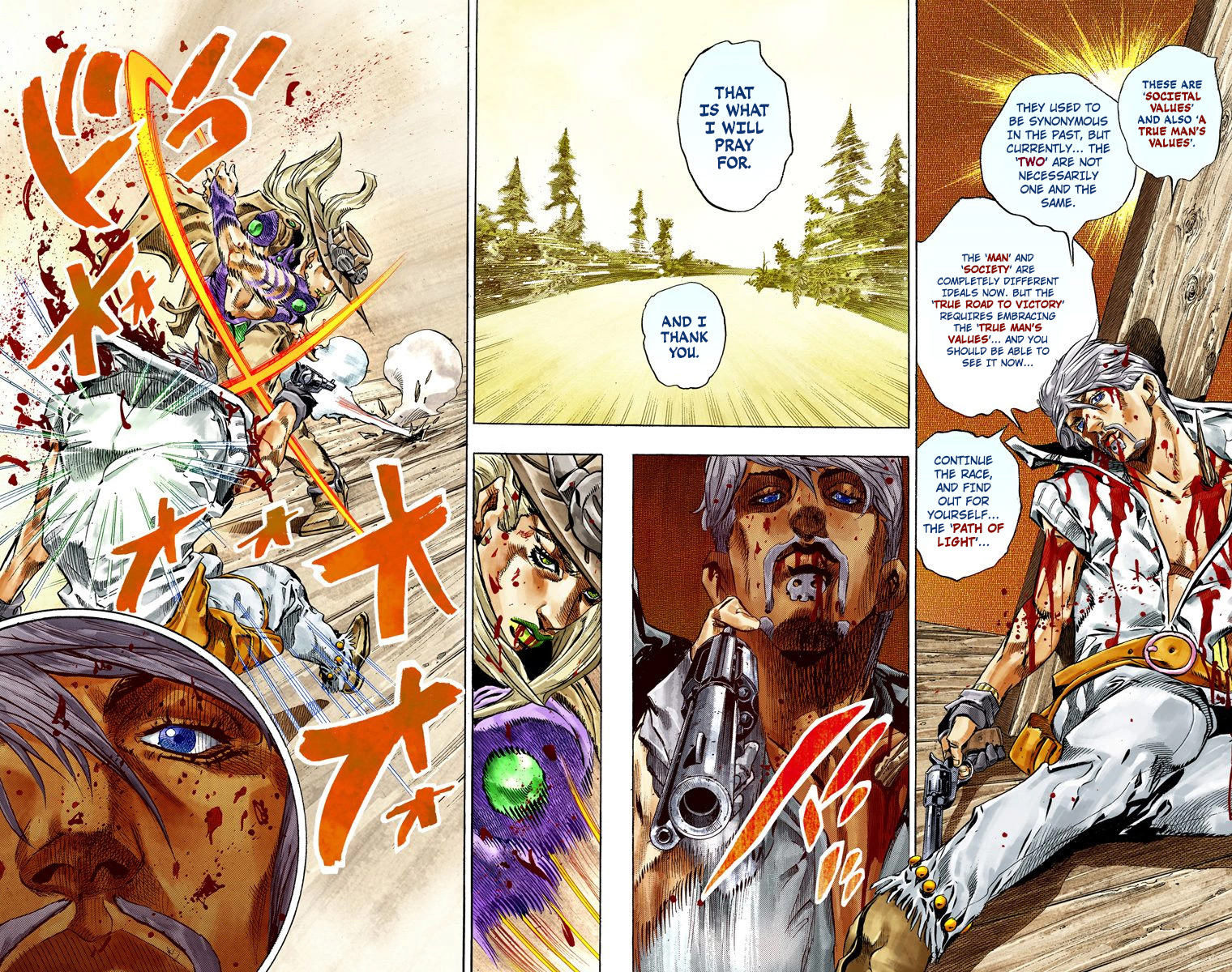 Jojo's Bizarre Adventure Part 7 - Steel Ball Run - Vol.8 Chapter 35: The True Man's World Part 3