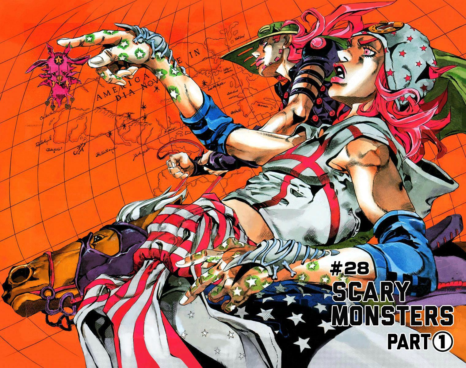 Jojo's Bizarre Adventure Part 7 - Steel Ball Run - Vol.6 Chapter 28: Scary Monsters Part 1