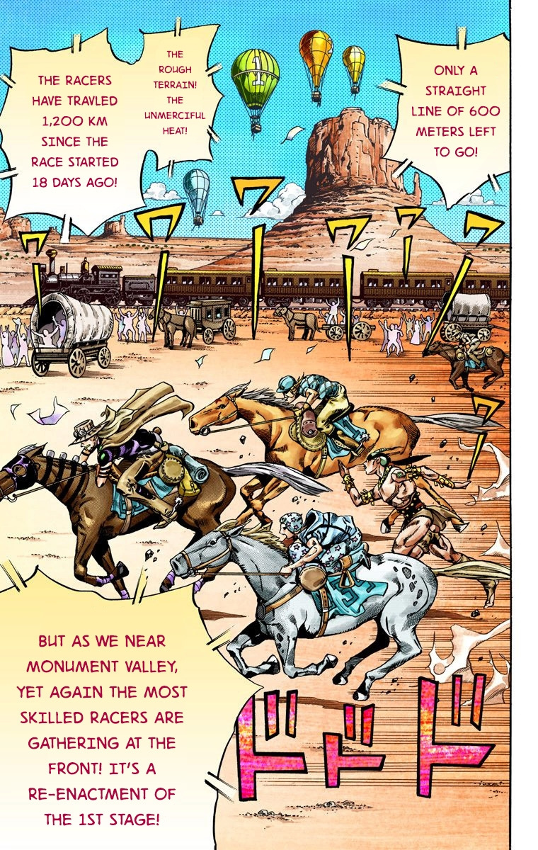 Jojo's Bizarre Adventure Part 7 - Steel Ball Run - Vol.6 Chapter 28: Scary Monsters Part 1