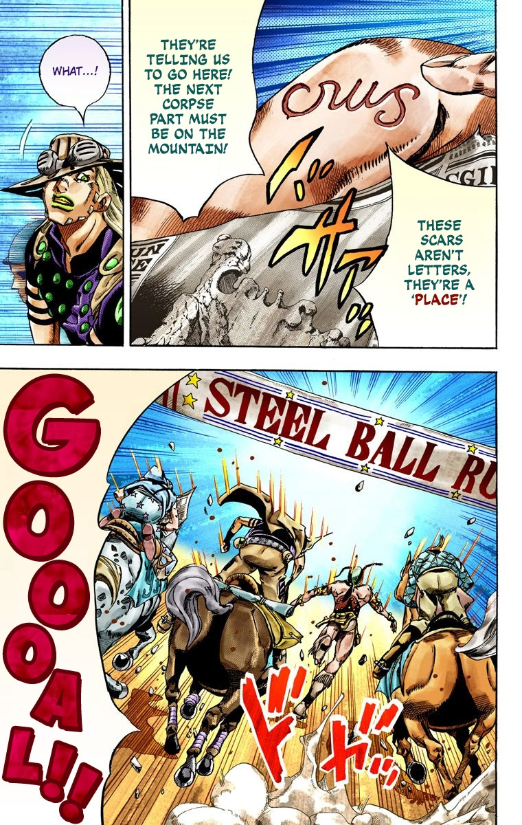 Jojo's Bizarre Adventure Part 7 - Steel Ball Run - Vol.6 Chapter 28: Scary Monsters Part 1