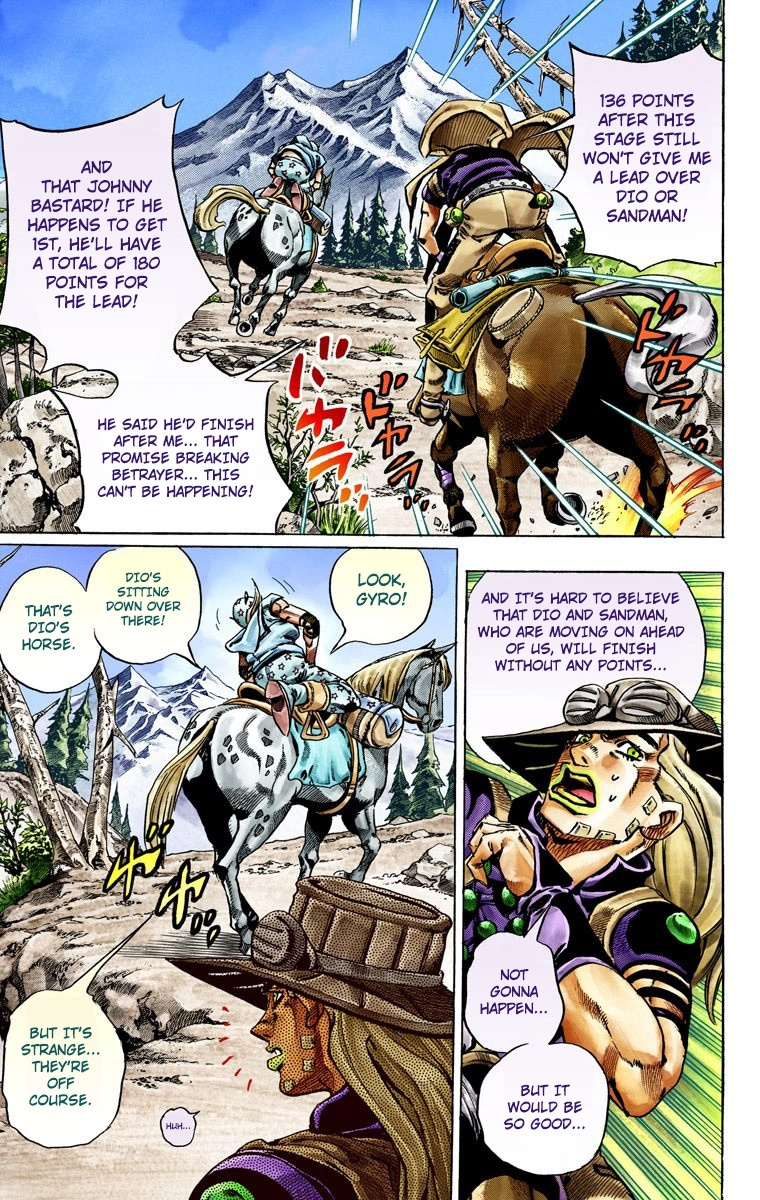 Jojo's Bizarre Adventure Part 7 - Steel Ball Run - Vol.6 Chapter 28: Scary Monsters Part 1