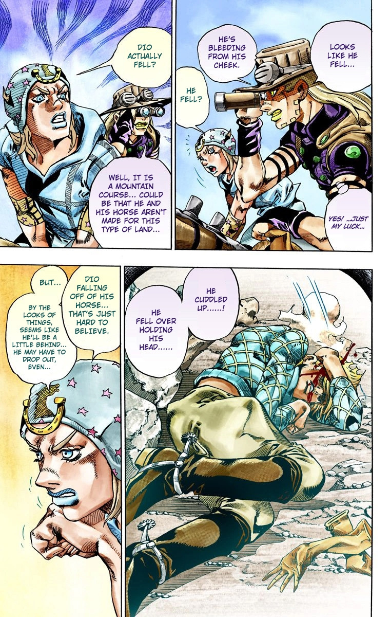 Jojo's Bizarre Adventure Part 7 - Steel Ball Run - Vol.6 Chapter 28: Scary Monsters Part 1