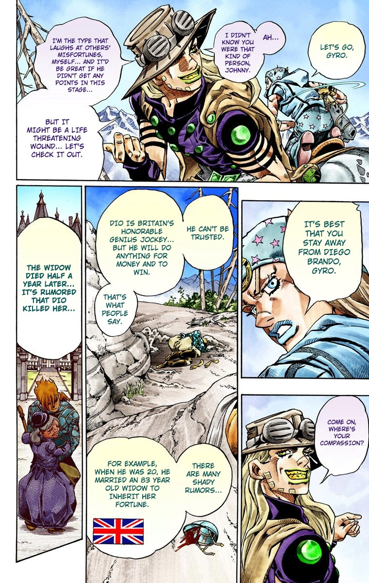 Jojo's Bizarre Adventure Part 7 - Steel Ball Run - Vol.6 Chapter 28: Scary Monsters Part 1