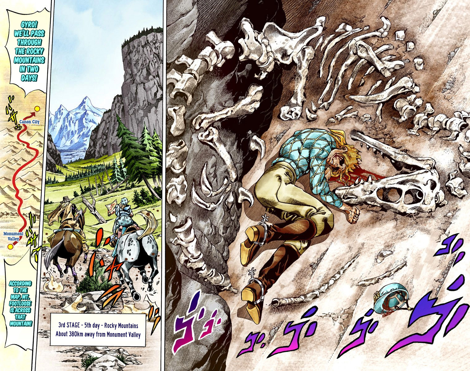 Jojo's Bizarre Adventure Part 7 - Steel Ball Run - Vol.6 Chapter 28: Scary Monsters Part 1