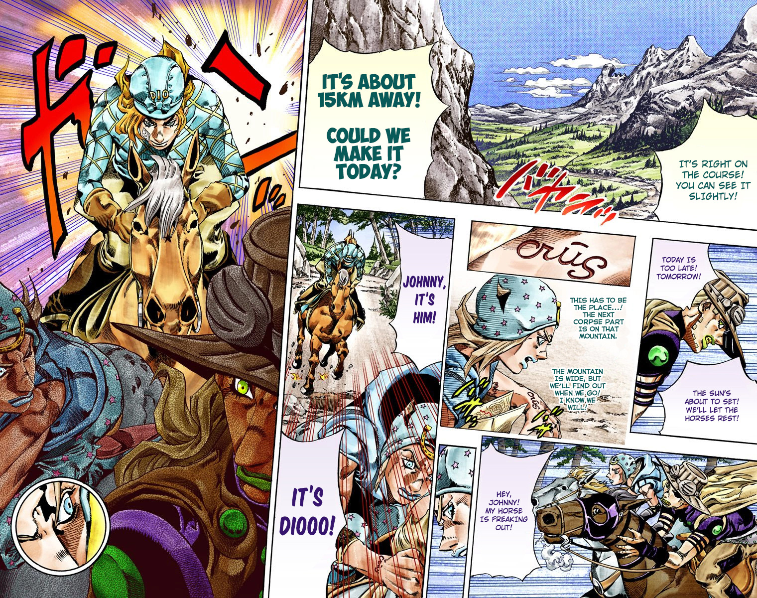 Jojo's Bizarre Adventure Part 7 - Steel Ball Run - Vol.6 Chapter 28: Scary Monsters Part 1