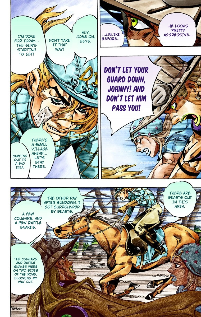 Jojo's Bizarre Adventure Part 7 - Steel Ball Run - Vol.6 Chapter 28: Scary Monsters Part 1