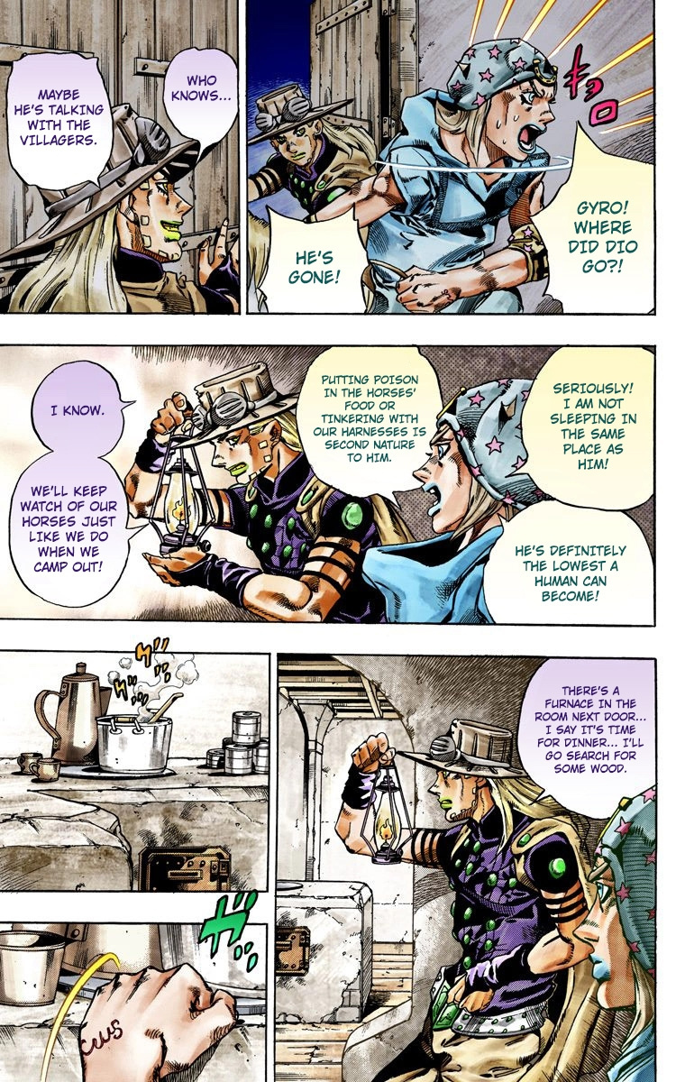 Jojo's Bizarre Adventure Part 7 - Steel Ball Run - Vol.6 Chapter 28: Scary Monsters Part 1