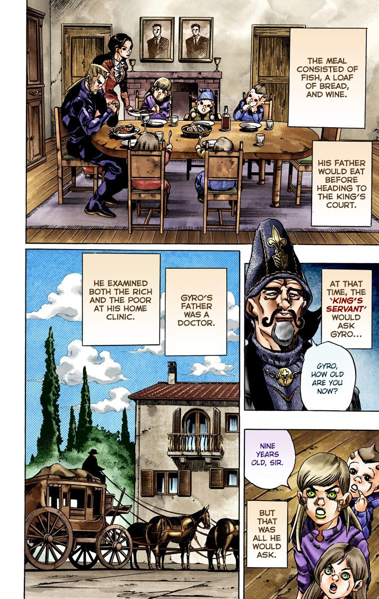 Jojo's Bizarre Adventure Part 7 - Steel Ball Run - Vol.4 Chapter 20: The Duty Of Gyro Zeppeli Part 1