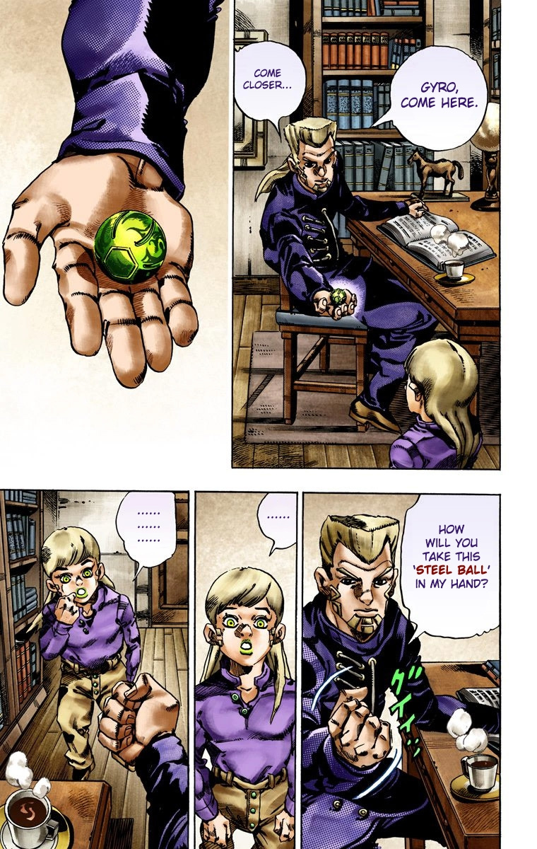 Jojo's Bizarre Adventure Part 7 - Steel Ball Run - Vol.4 Chapter 20: The Duty Of Gyro Zeppeli Part 1