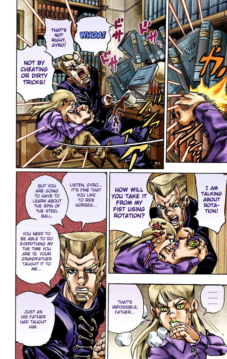 Jojo's Bizarre Adventure Part 7 - Steel Ball Run - Vol.4 Chapter 20: The Duty Of Gyro Zeppeli Part 1