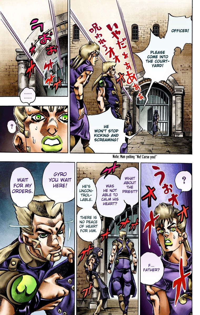 Jojo's Bizarre Adventure Part 7 - Steel Ball Run - Vol.4 Chapter 20: The Duty Of Gyro Zeppeli Part 1