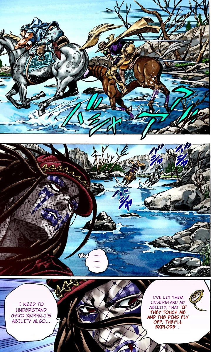 Jojo's Bizarre Adventure Part 7 - Steel Ball Run - Vol.4 Chapter 23: The Terrorist From A Far Off Country Part 2