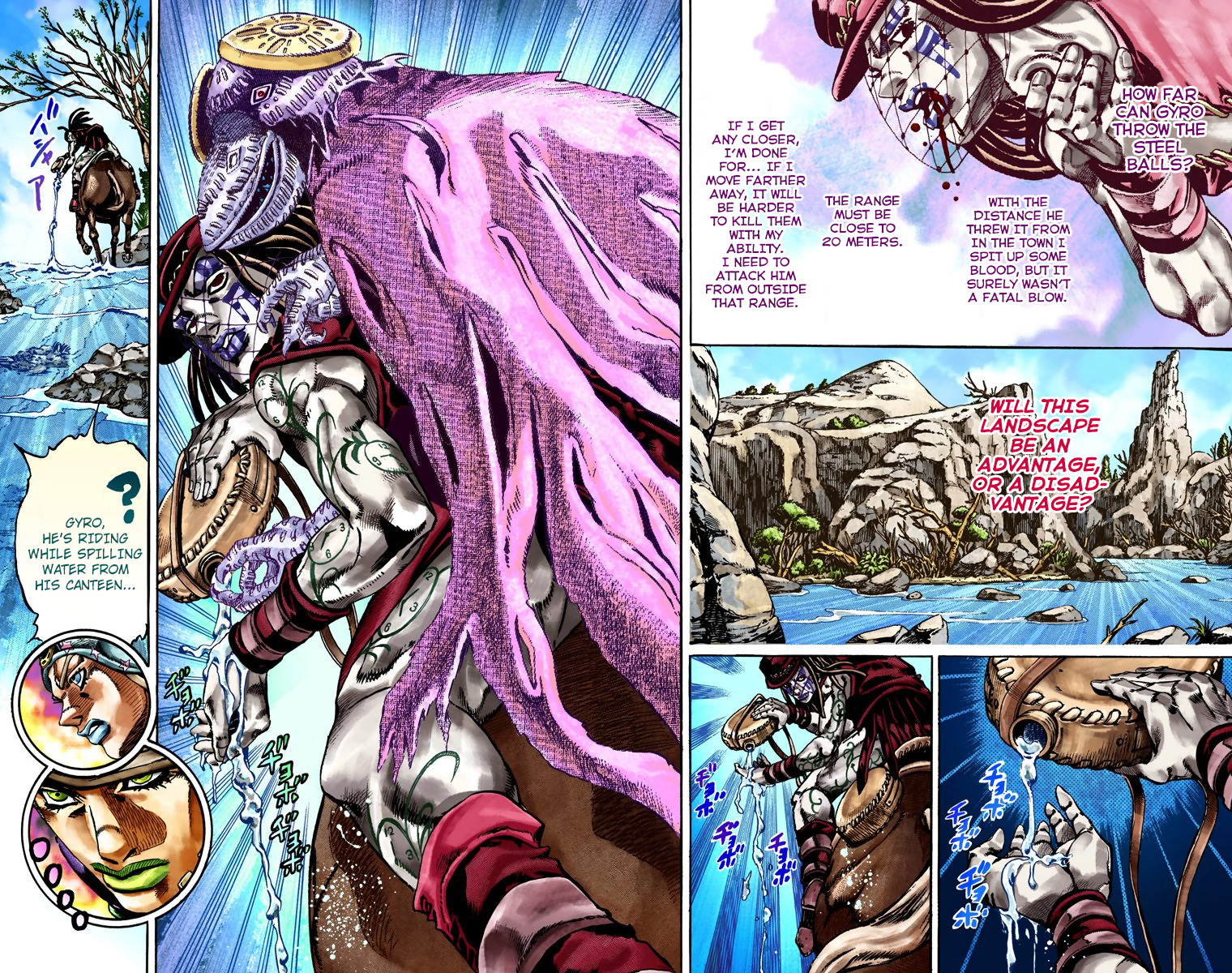 Jojo's Bizarre Adventure Part 7 - Steel Ball Run - Vol.4 Chapter 23: The Terrorist From A Far Off Country Part 2