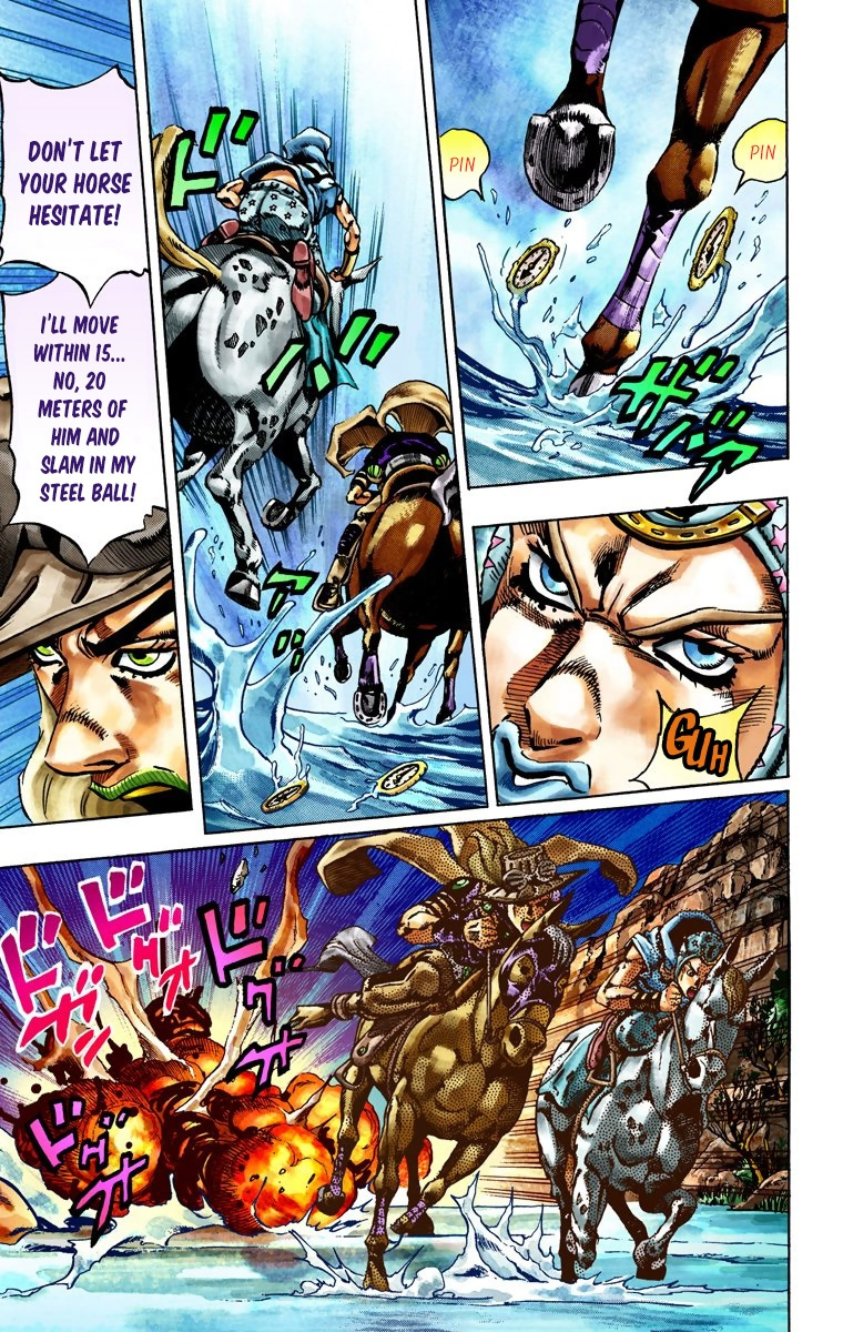 Jojo's Bizarre Adventure Part 7 - Steel Ball Run - Vol.4 Chapter 23: The Terrorist From A Far Off Country Part 2