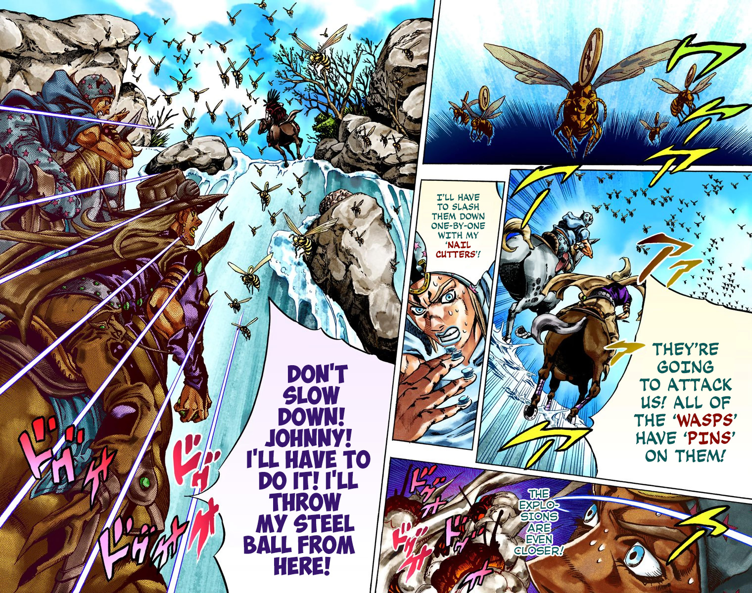 Jojo's Bizarre Adventure Part 7 - Steel Ball Run - Vol.4 Chapter 23: The Terrorist From A Far Off Country Part 2