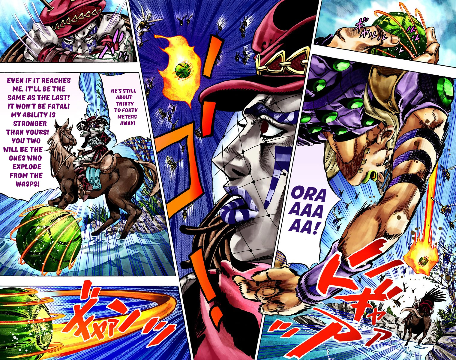 Jojo's Bizarre Adventure Part 7 - Steel Ball Run - Vol.4 Chapter 23: The Terrorist From A Far Off Country Part 2