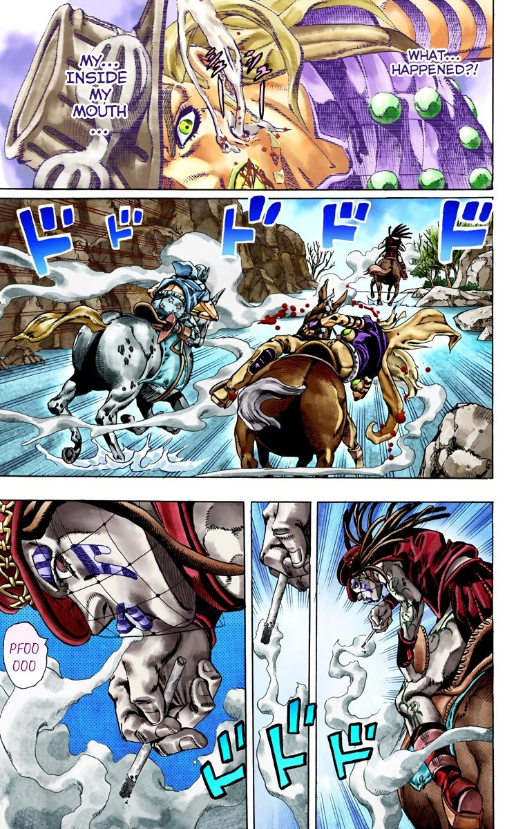 Jojo's Bizarre Adventure Part 7 - Steel Ball Run - Vol.4 Chapter 23: The Terrorist From A Far Off Country Part 2