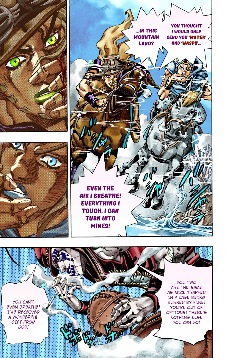 Jojo's Bizarre Adventure Part 7 - Steel Ball Run - Vol.4 Chapter 23: The Terrorist From A Far Off Country Part 2